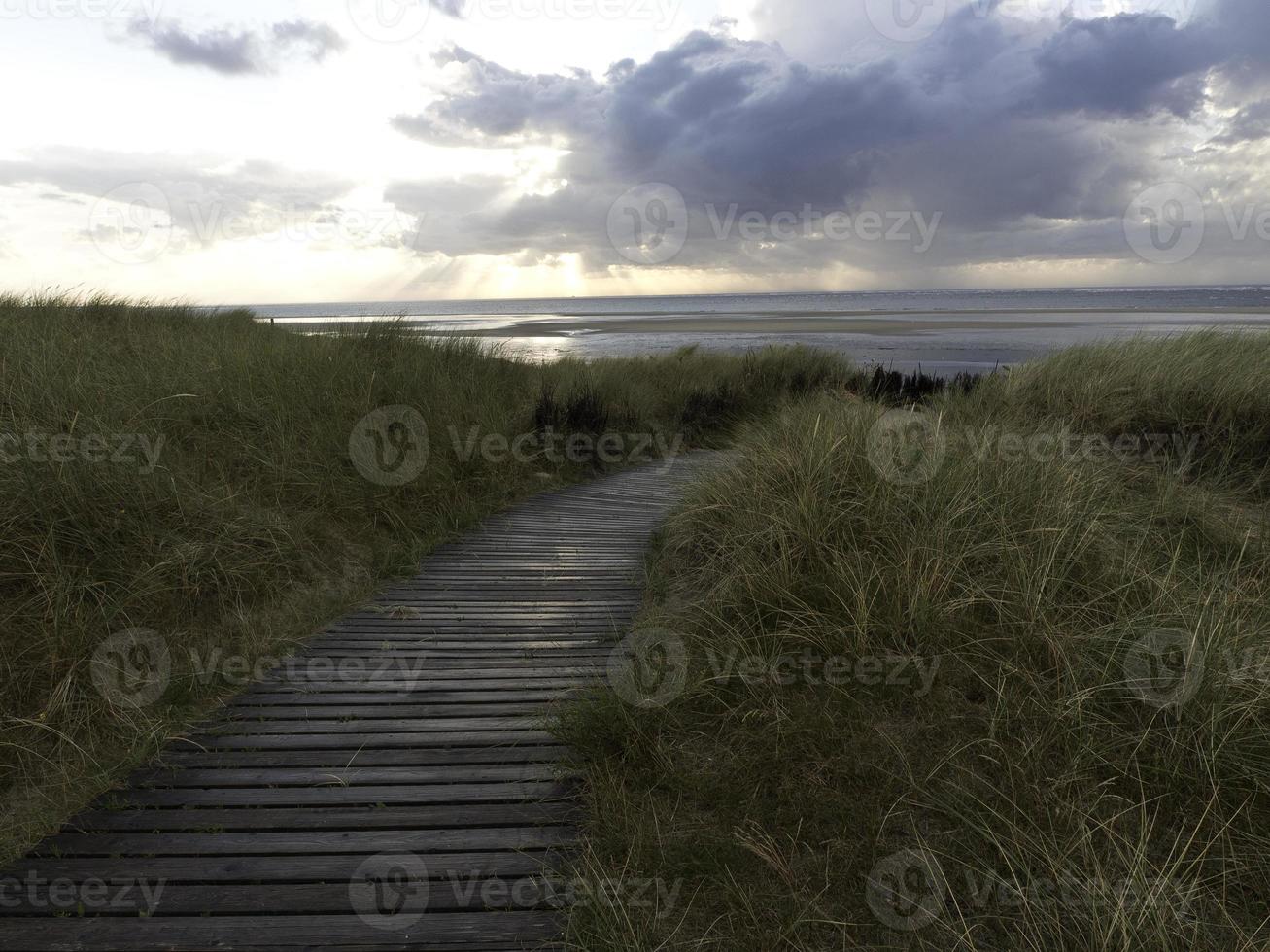 l'isola di Spiekeroog in Germania foto