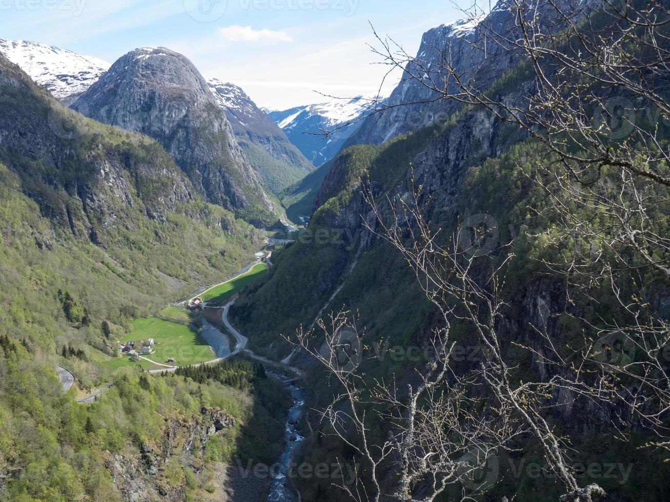 flam in norvegia foto