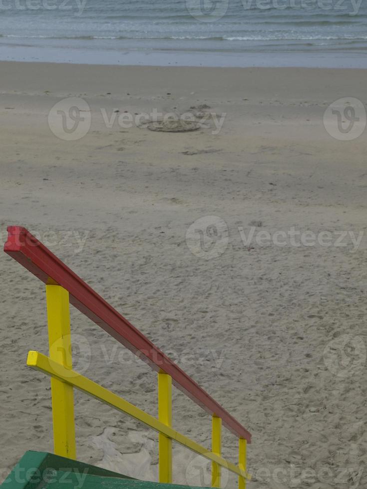 isola di borkum in germania foto