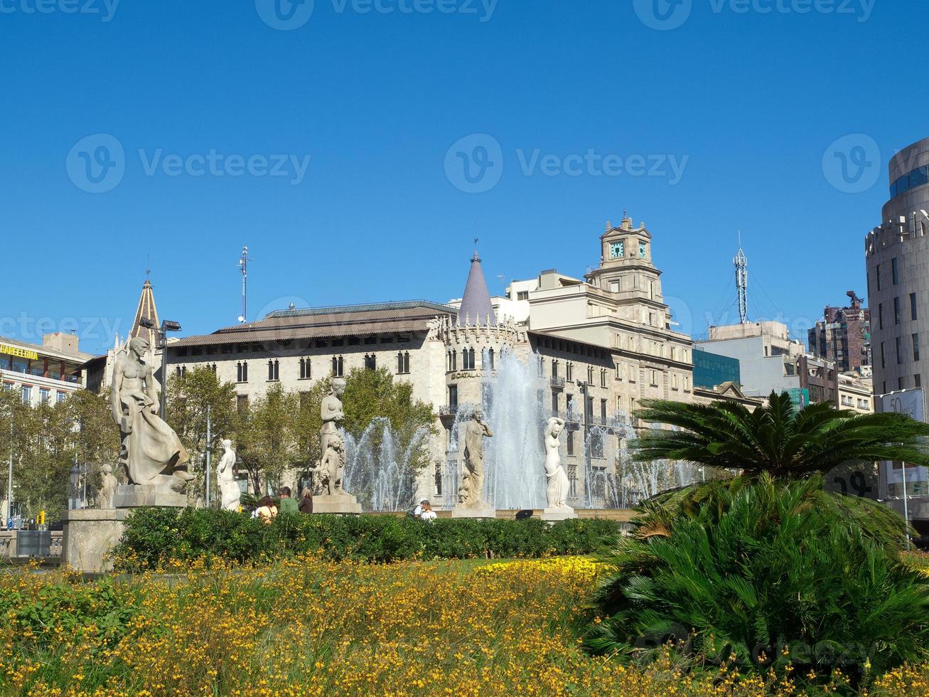 la città di barcellona in spagna foto