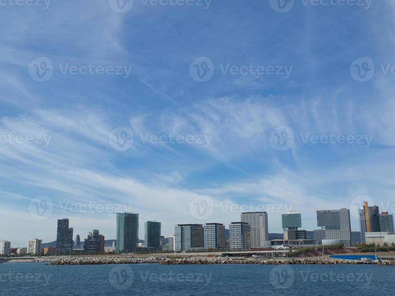 la città di barcellona in spagna foto