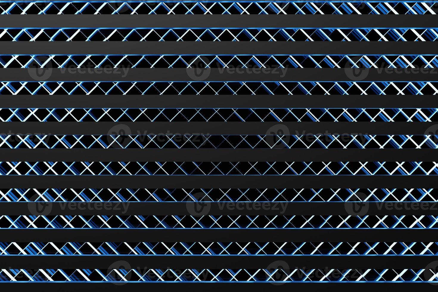 illustrazione 3d righe di linea nera. sfondo geometrico, motivo a onde. foto