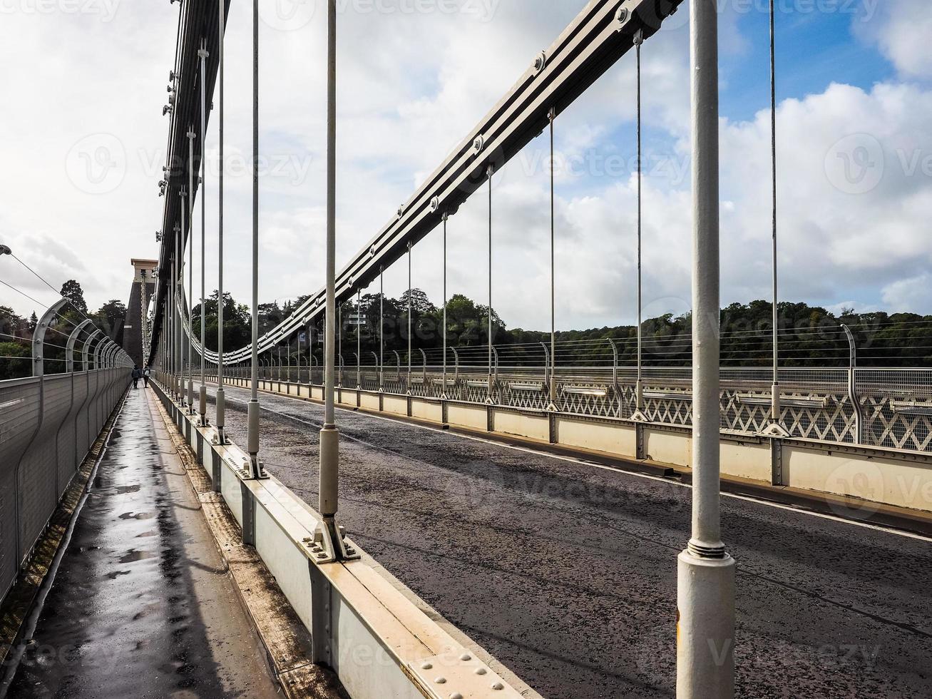 ponte sospeso hdr clifton a bristol foto