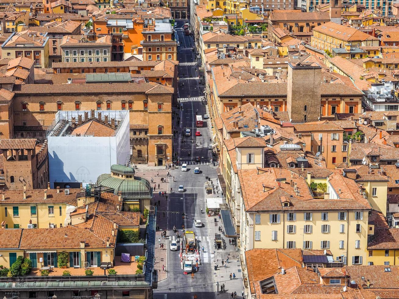 hdr vista aerea di bologna foto