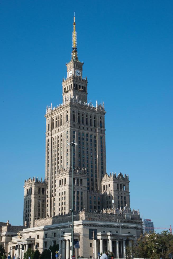 magnifico edificio, palazzo della cultura e della scienza, varsavia foto