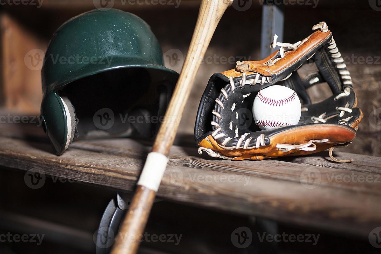attrezzatura da baseball ancora in vita foto