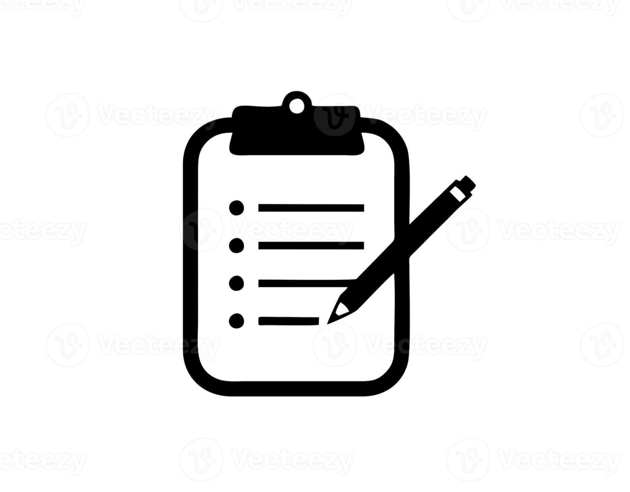 icona a forma di matita in un'immagine vettoriale nera, illustrazione di una matita in nero su sfondo bianco, un disegno a penna su uno sfondo bianco foto