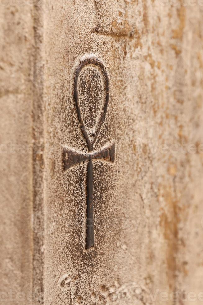 geroglifici egizi nel tempio di luxor, luxor, egitto foto