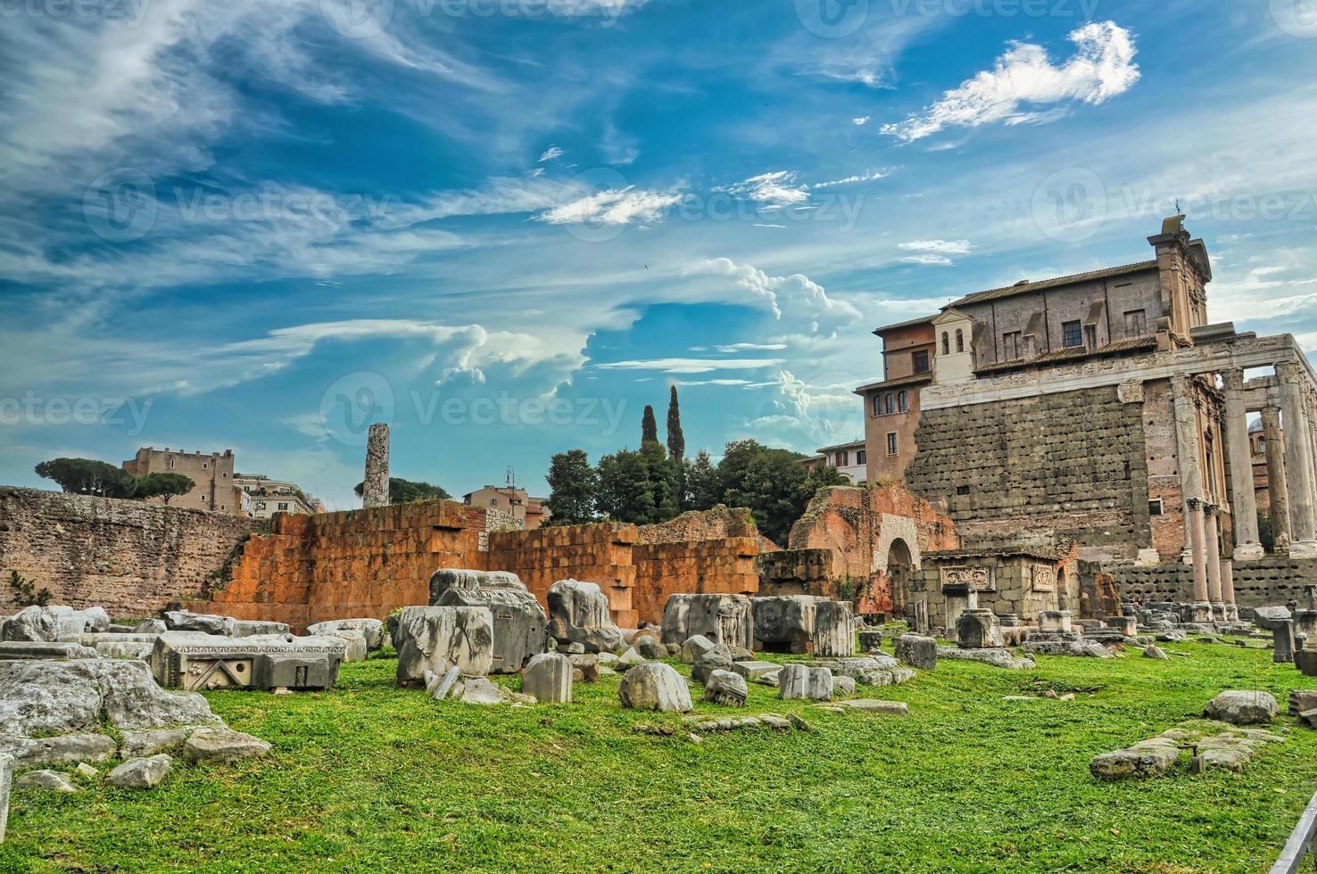 Foro Romano a Roma, Italia foto