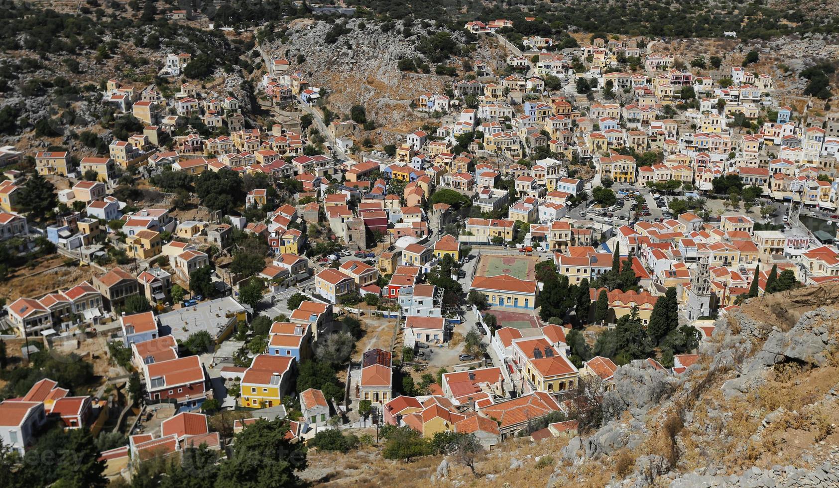 isola di symi in grecia foto