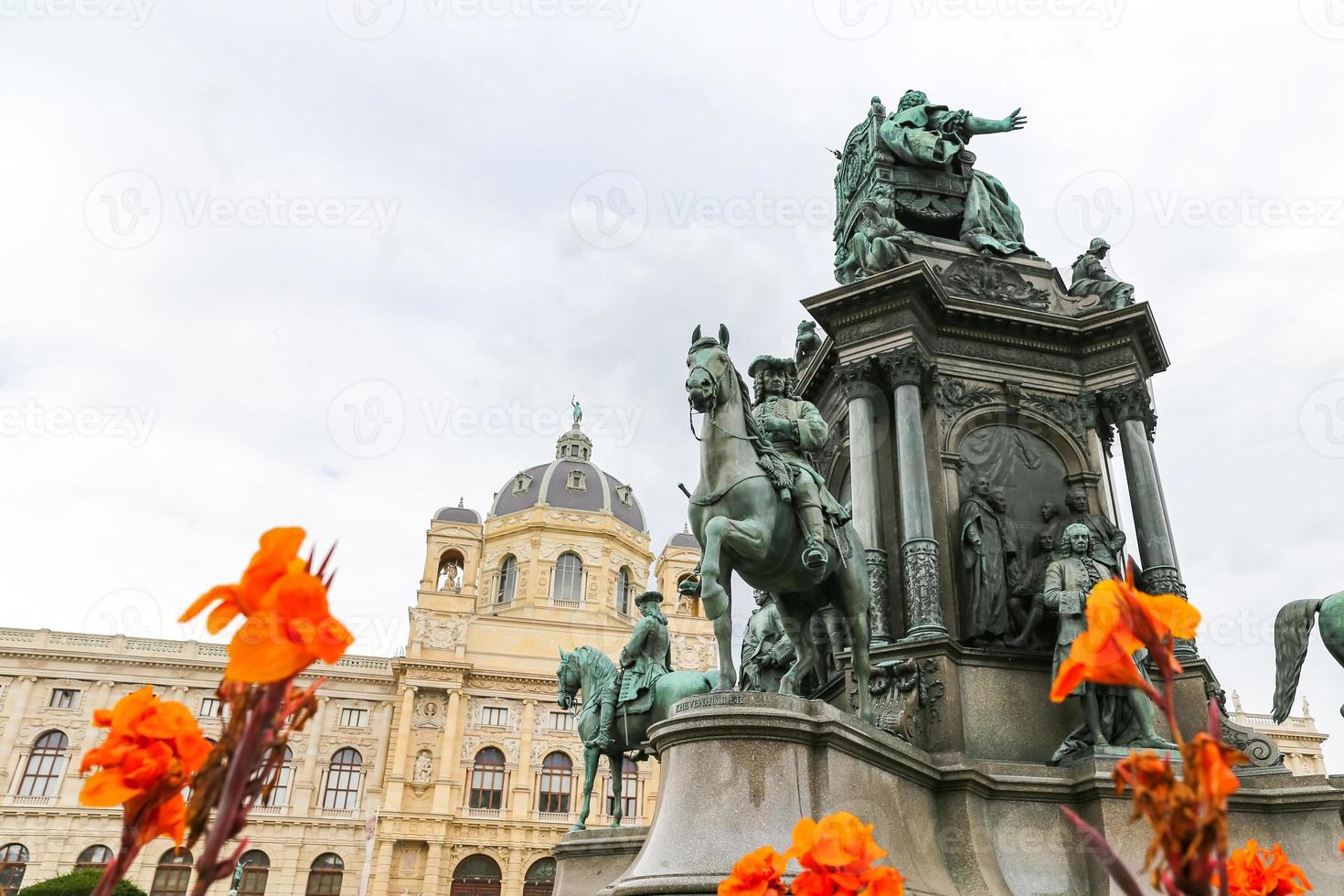 monumento dell'imperatrice maria teresa a vienna, austria foto