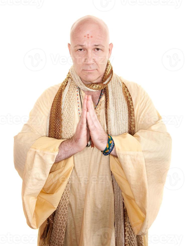 uomo santo in preghiera foto