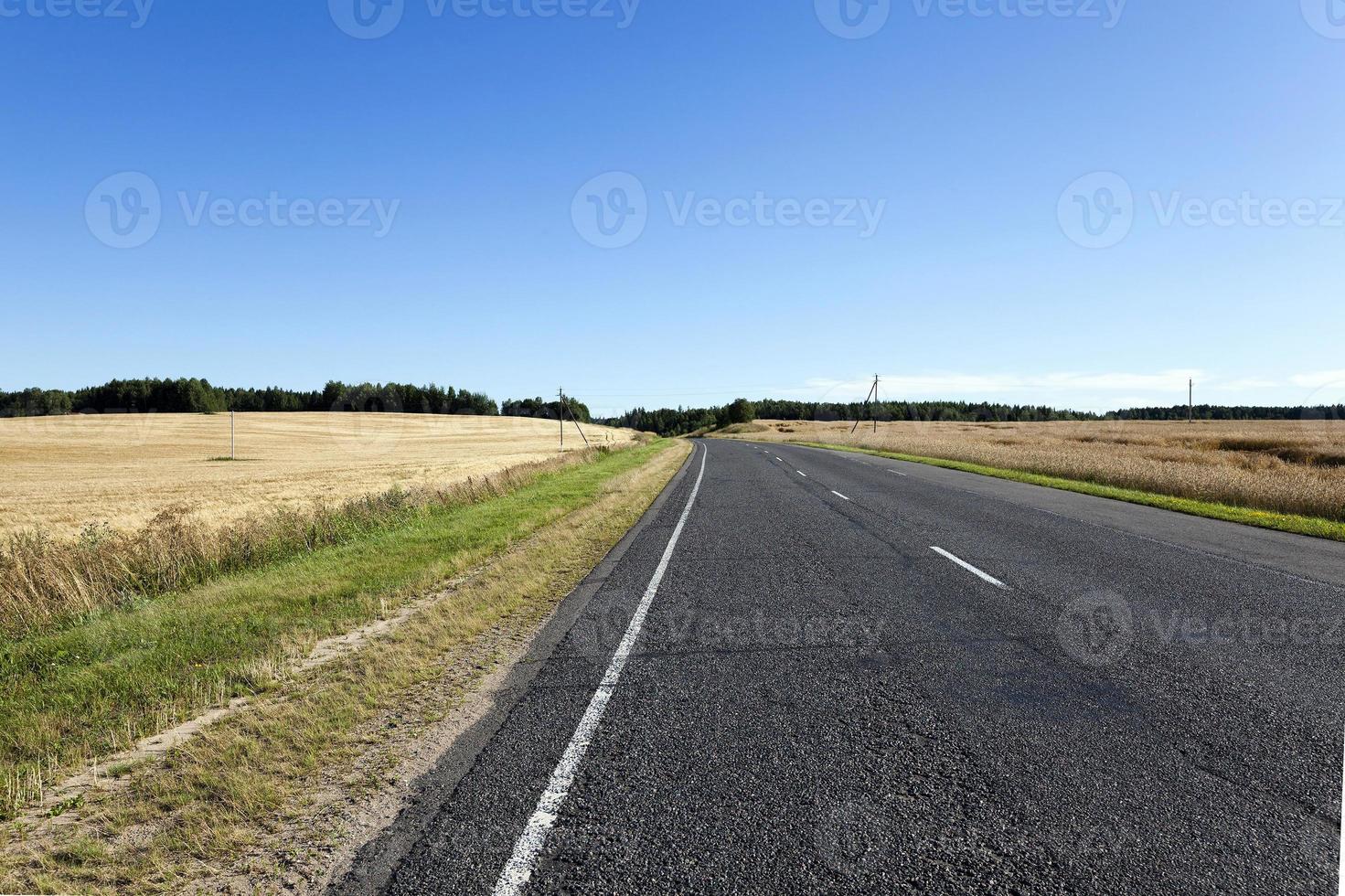 piccola strada di campagna foto