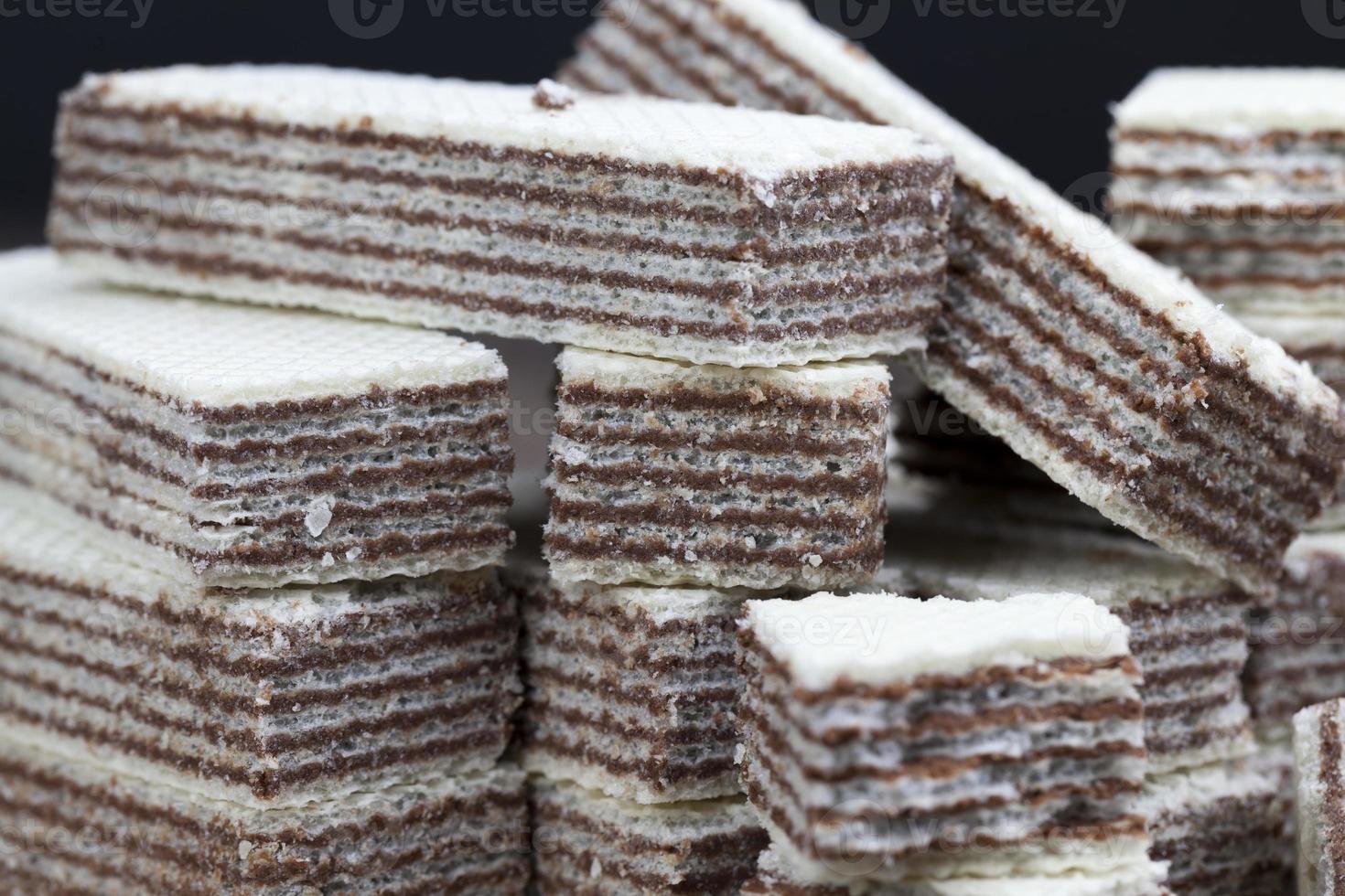 cialde di grano con ripieno di cioccolato foto