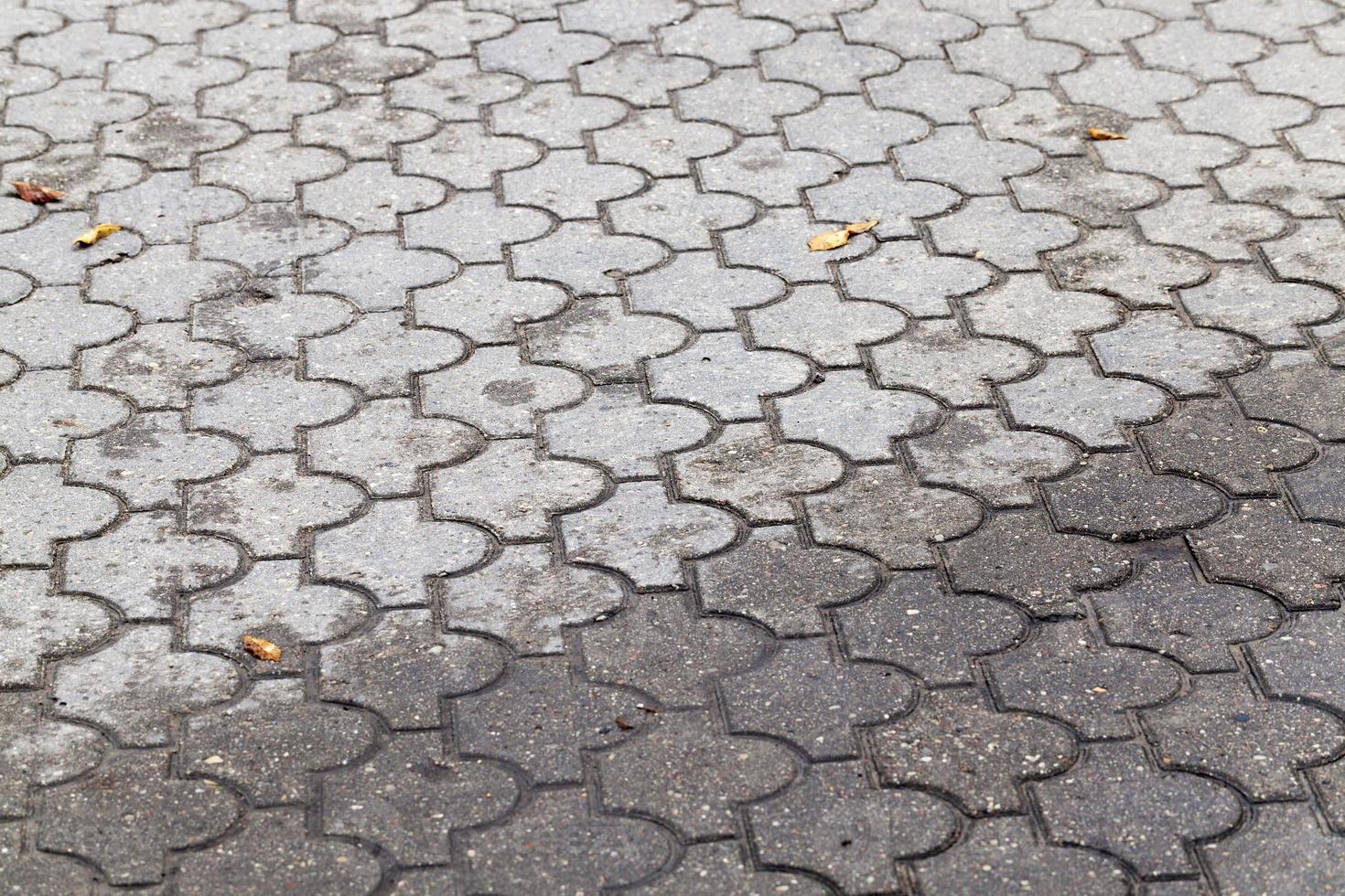 parte di una strada asfaltata foto