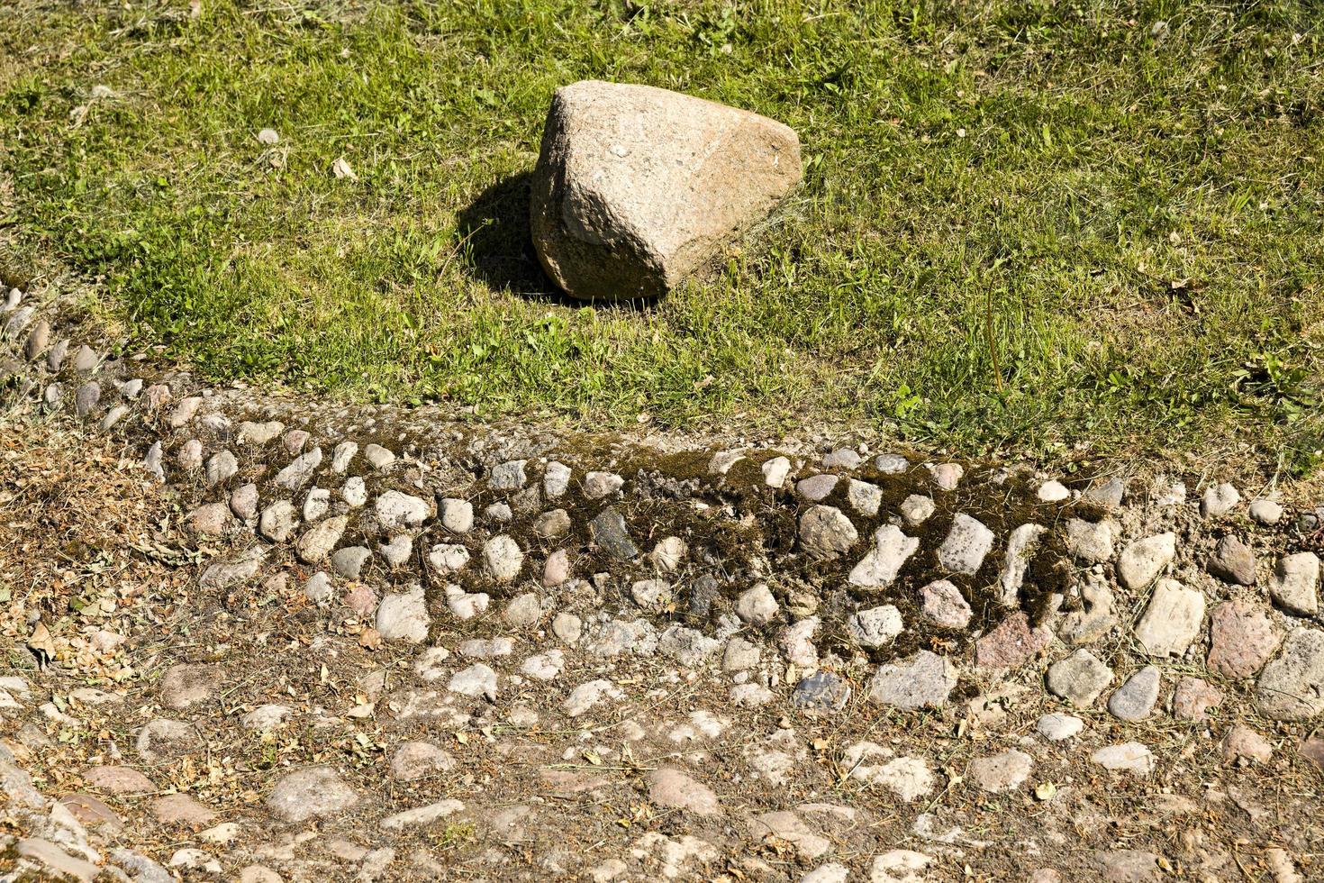 strada pedonale, primo piano foto