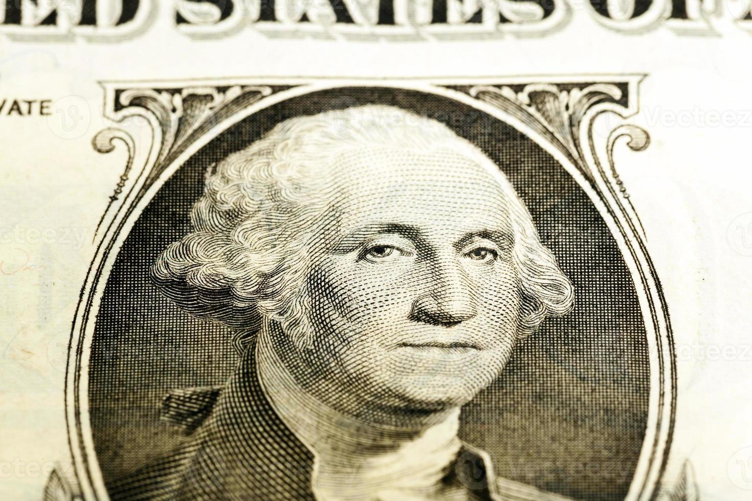 carta dollaro statunitense. foto