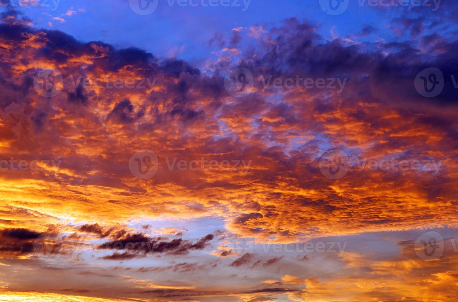 il cielo al tramonto foto