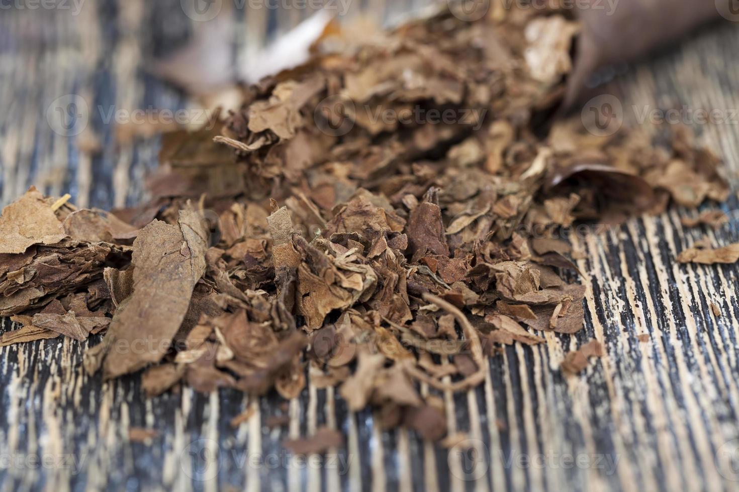 vero tabacco dalle sigarette foto