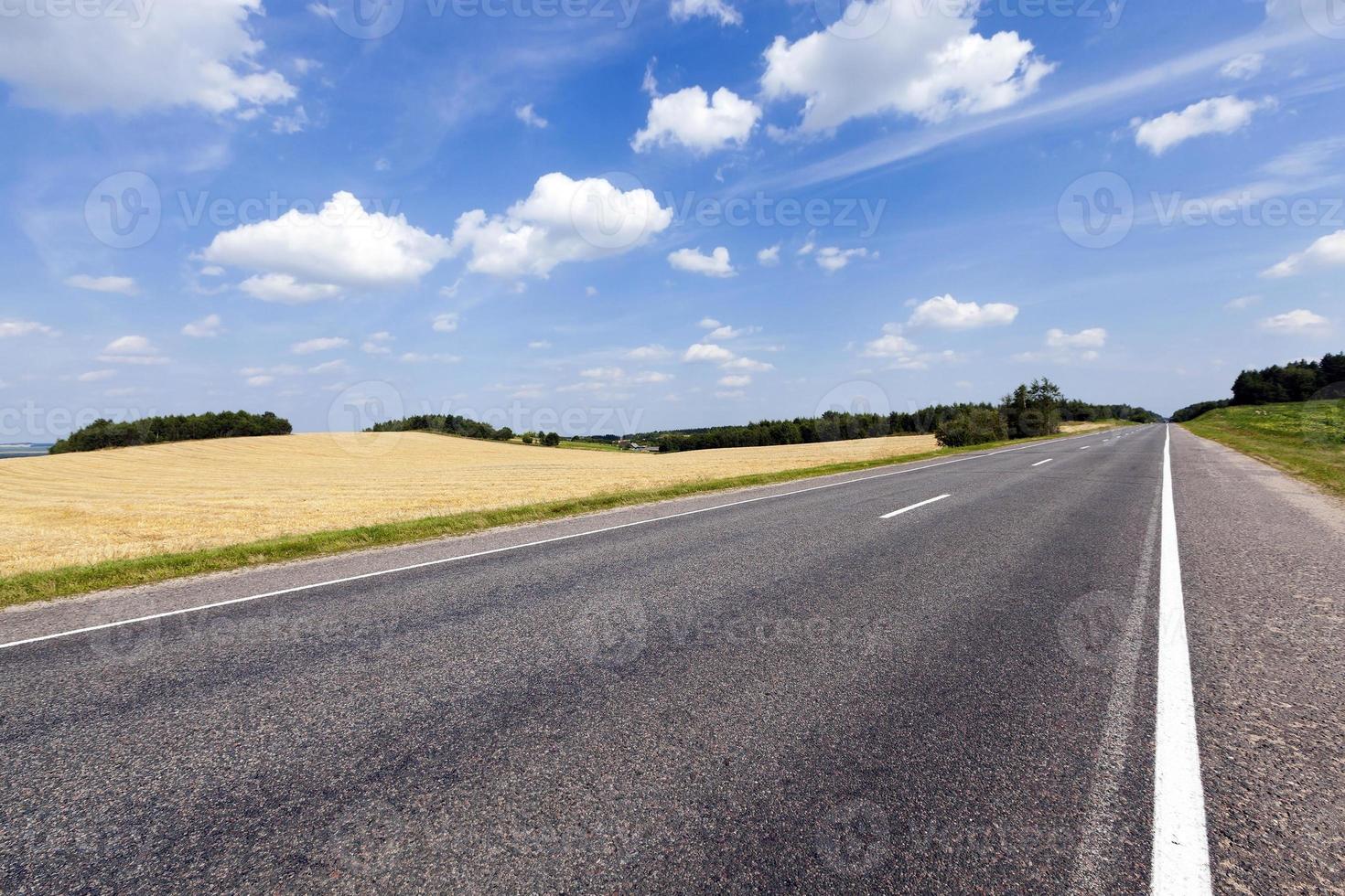 piccola strada di campagna foto