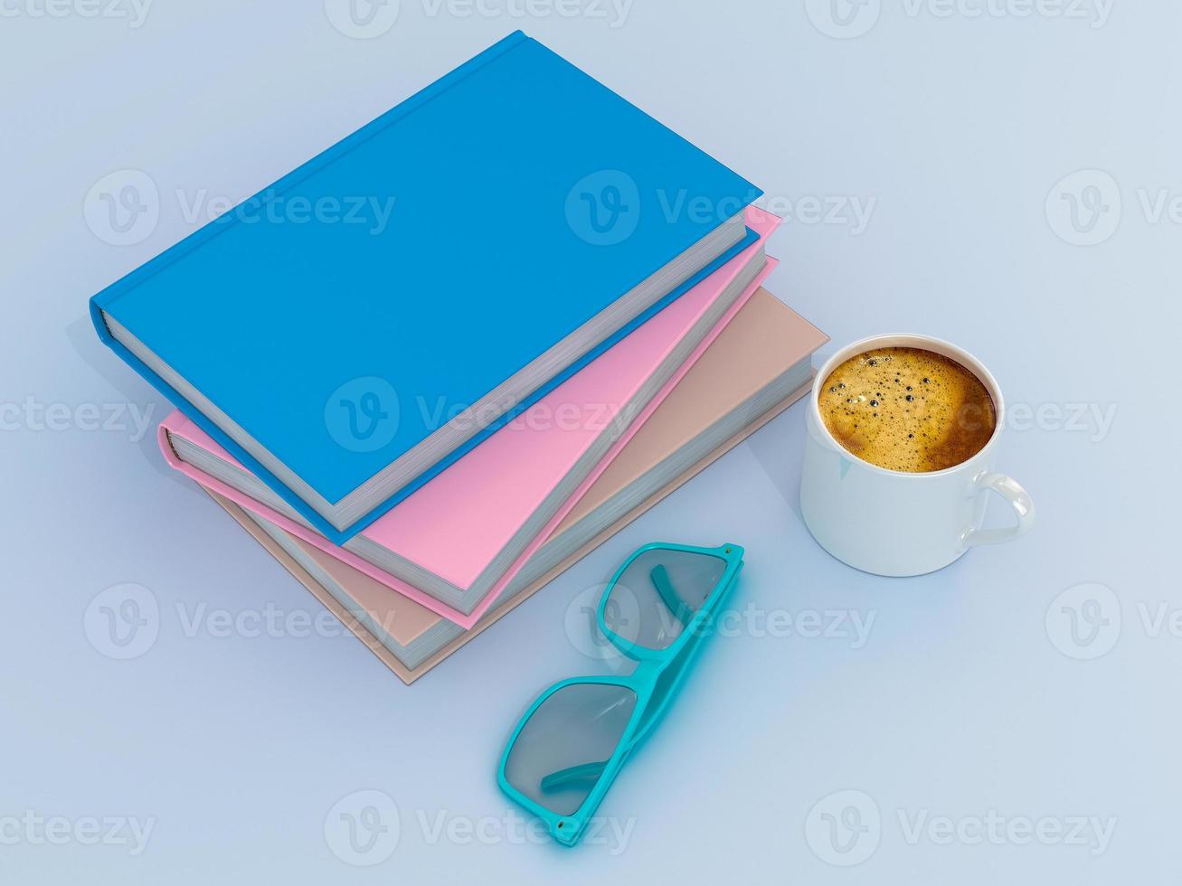 modello di mockup libro vuoto di colore foto