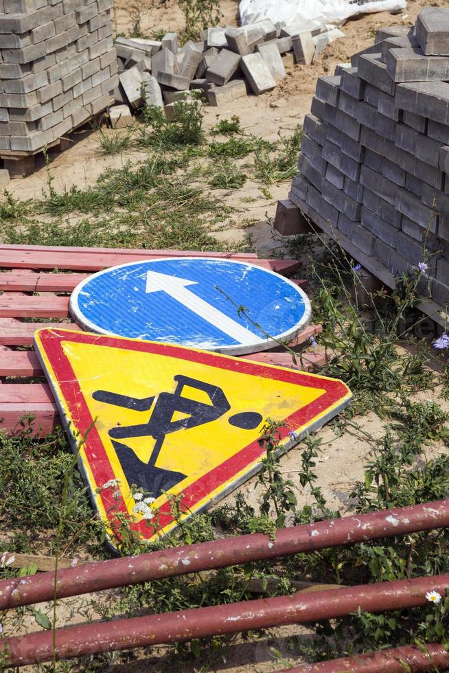 lavori di costruzione, primo piano foto