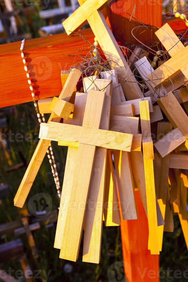 croci di legno. cristianesimo foto