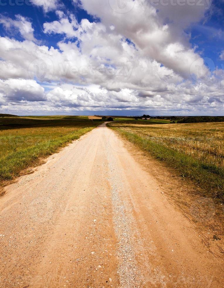 la strada rurale foto