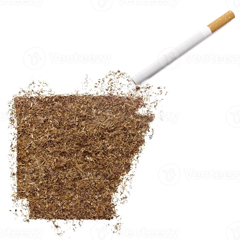 sigaretta e tabacco a forma di arkansas (serie) foto