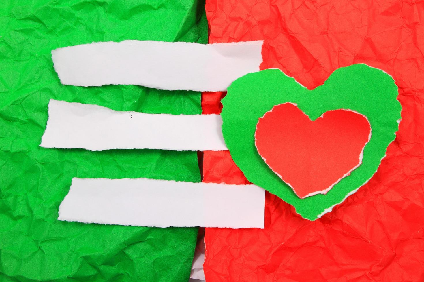 sfondo semplice creativo il giorno di San Valentino foto