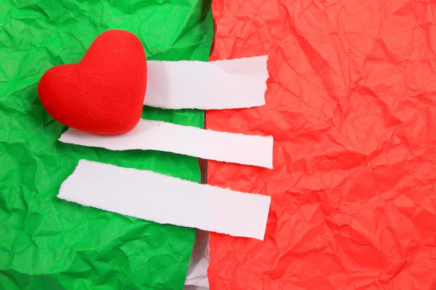 sfondo semplice creativo il giorno di San Valentino foto