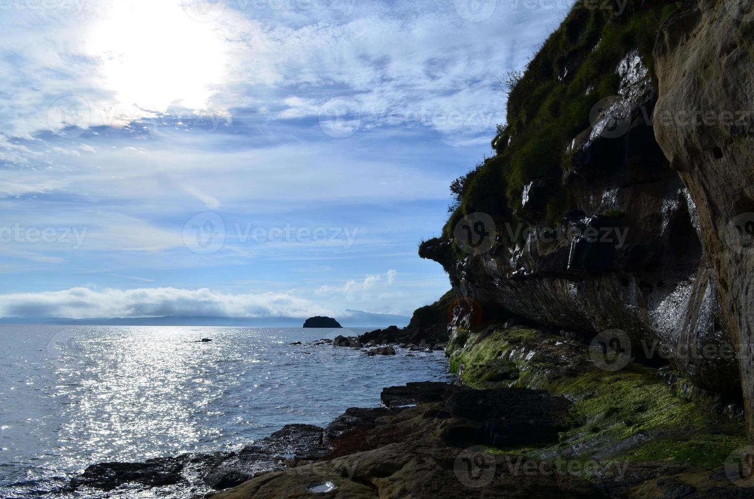 viste panoramiche della baia di Bearreraig foto