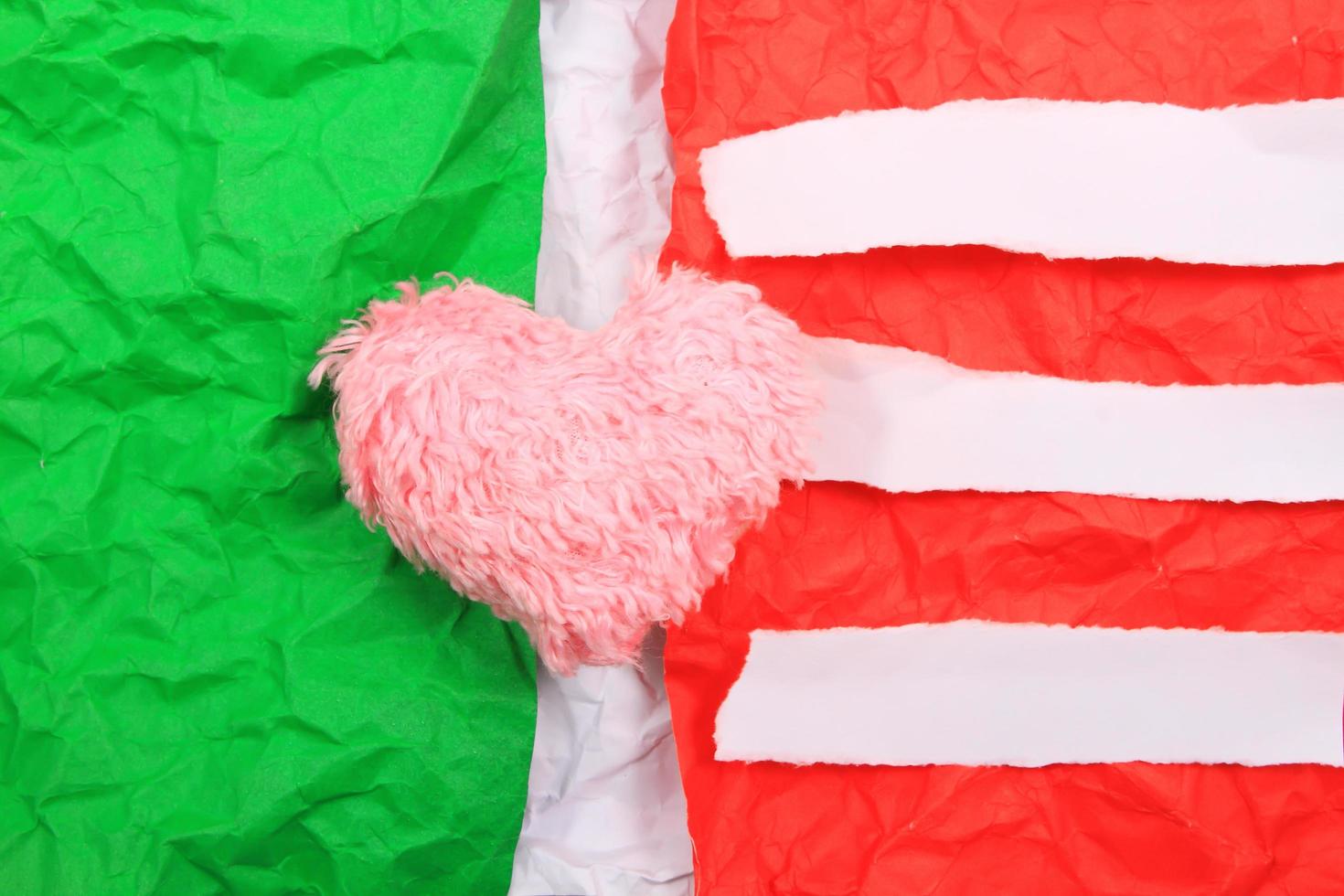 sfondo semplice creativo il giorno di San Valentino foto