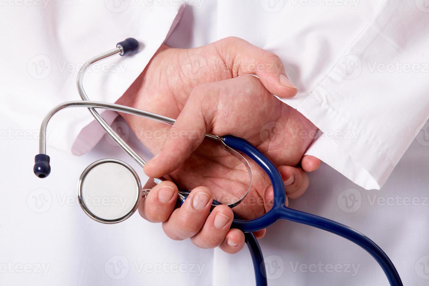 stetoscopio nelle mani foto