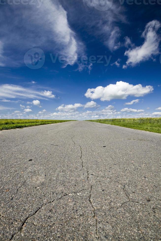 strada asfaltata di alta qualità foto