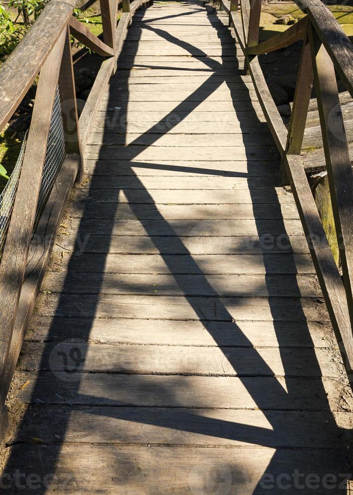 ponte di legno, primo piano foto