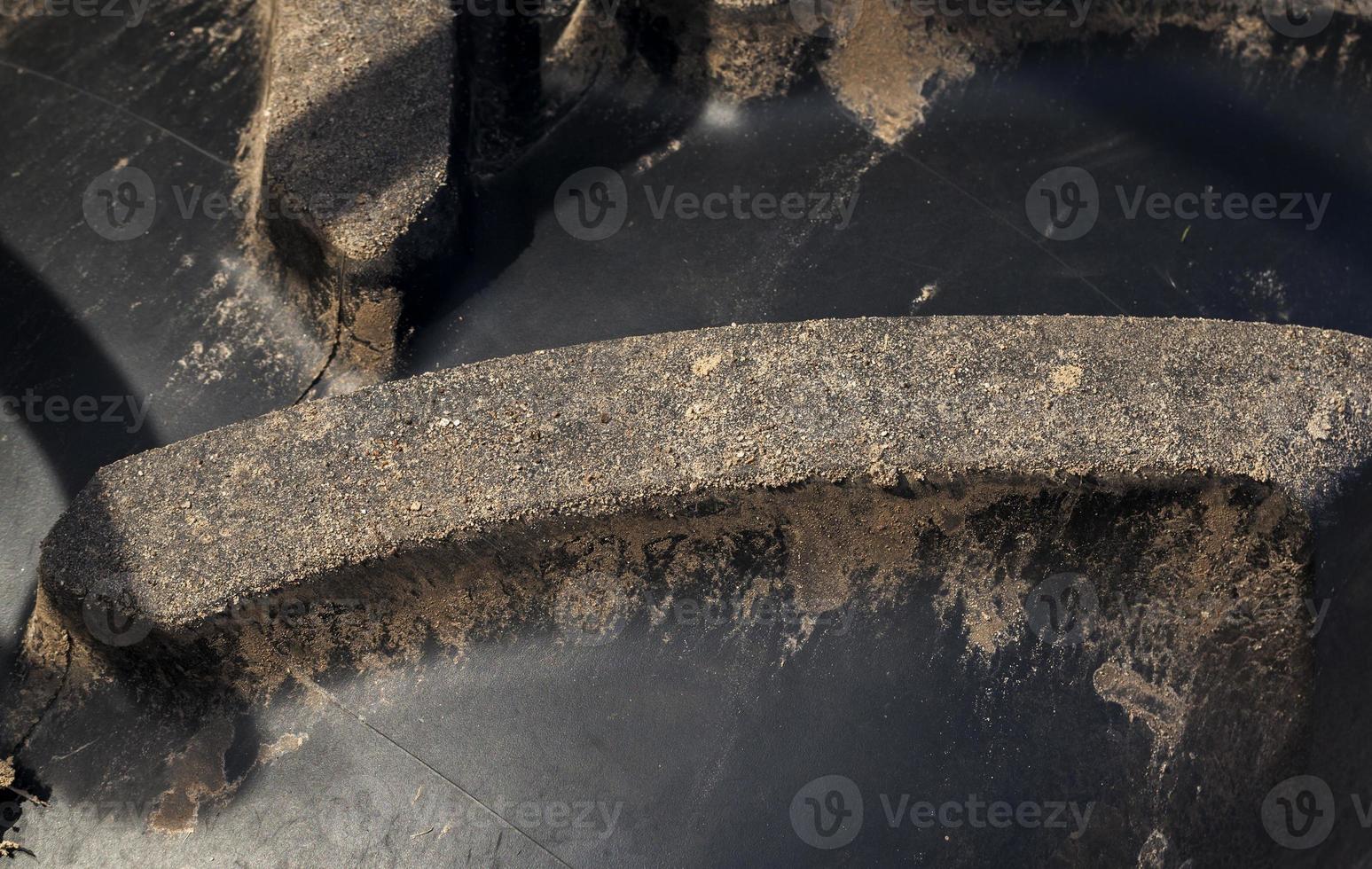 pneumatico del trattore foto