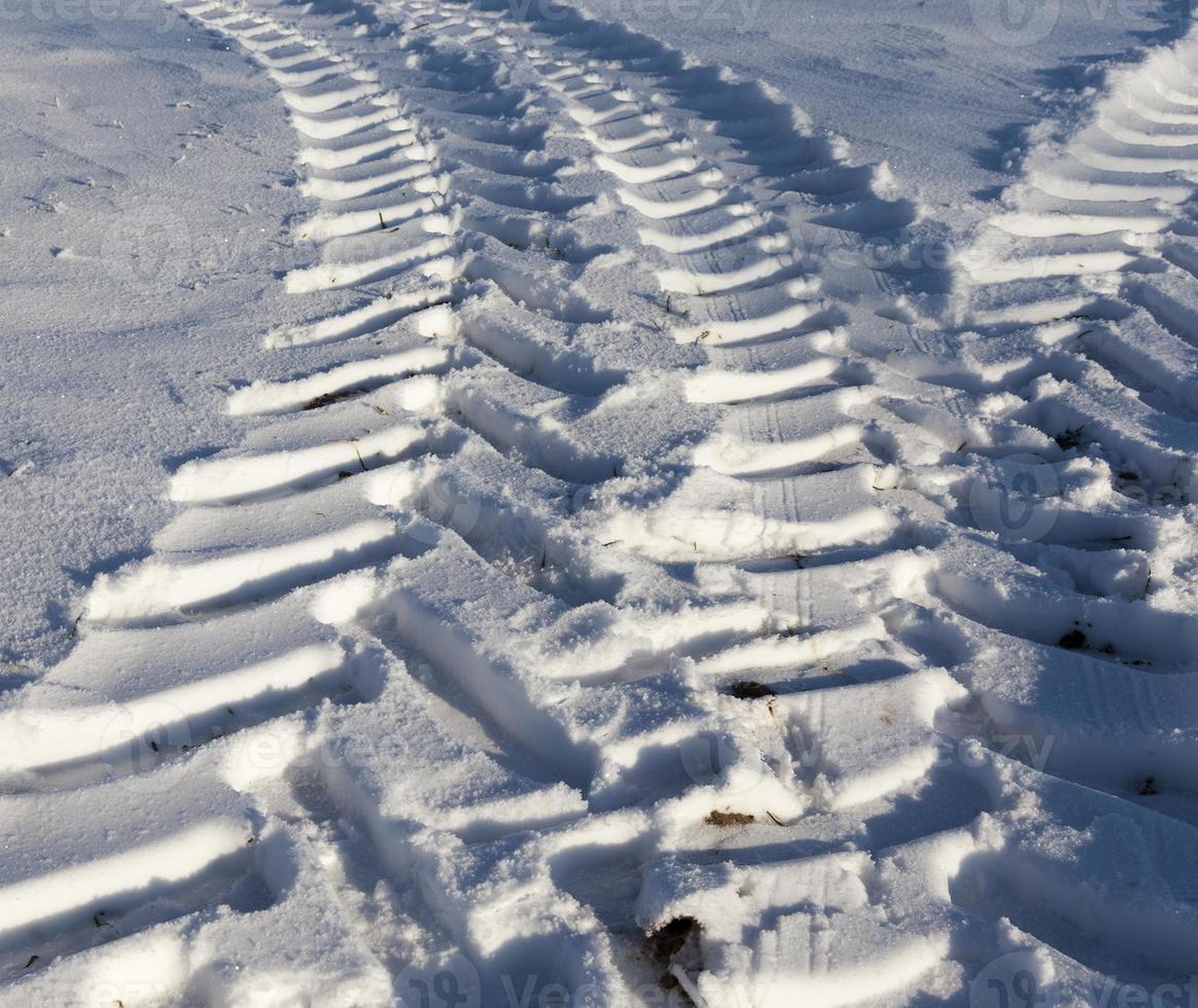 stagione invernale, strada foto