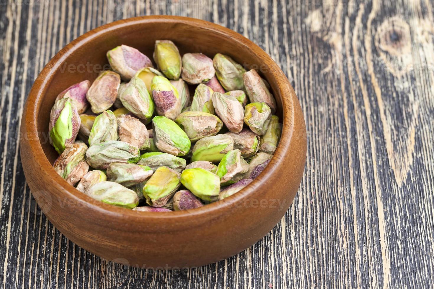 buonissimi pistacchi naturali essiccati e salati foto