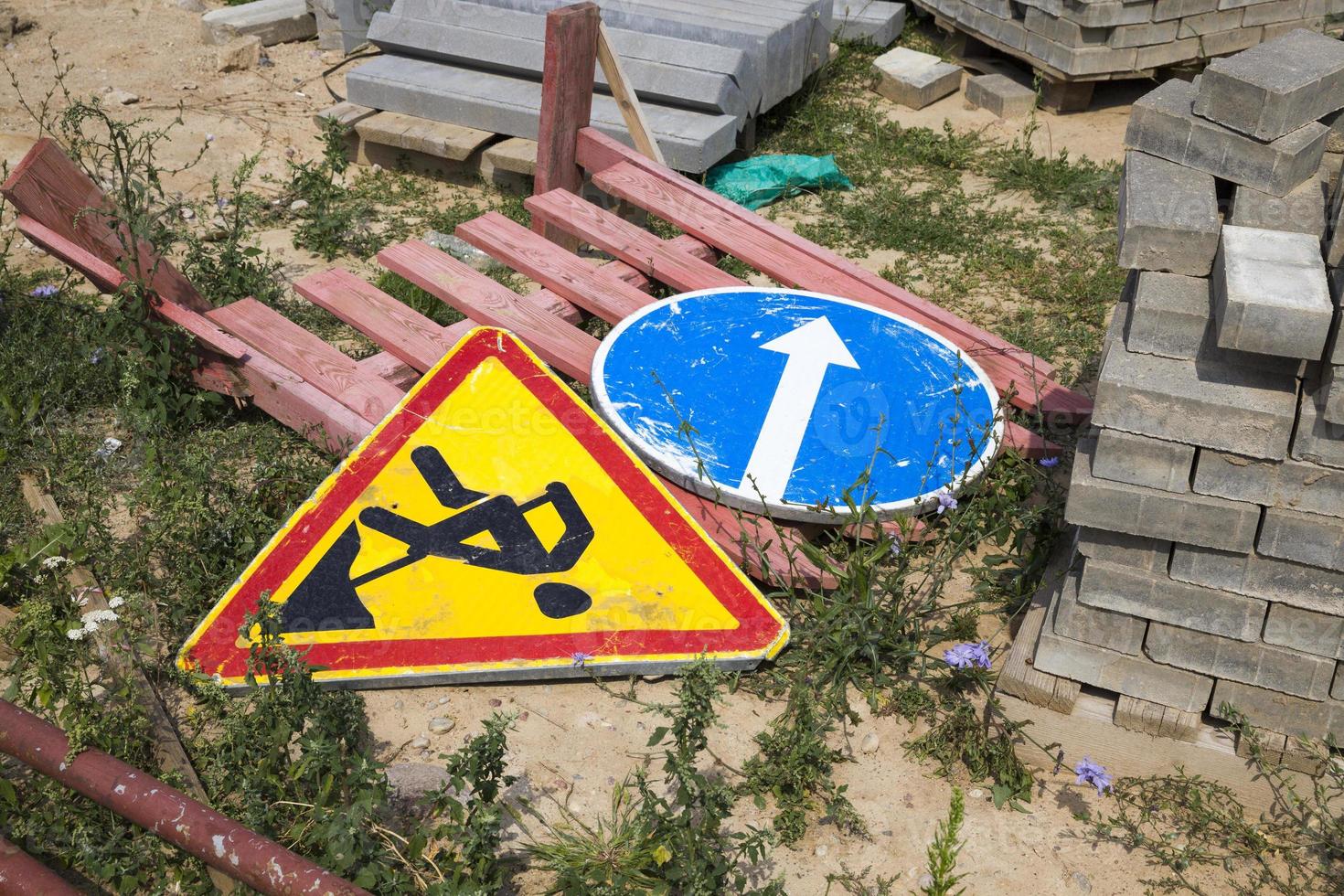 lavori di costruzione, primo piano foto