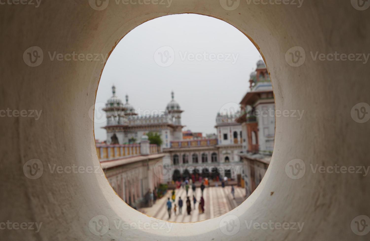 riprese creative e selettive del tempio di janakpur in nepal foto