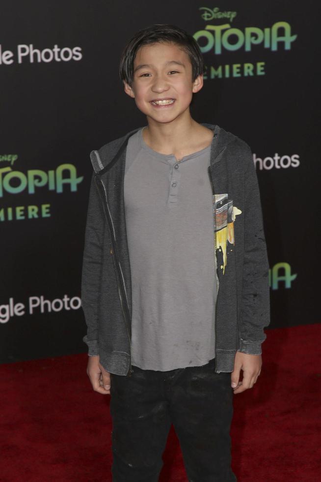 los angeles, 17 febbraio - Forrest Wheeler alla premiere di zootopia al teatro el capitan il 17 febbraio 2016 a los angeles, ca foto