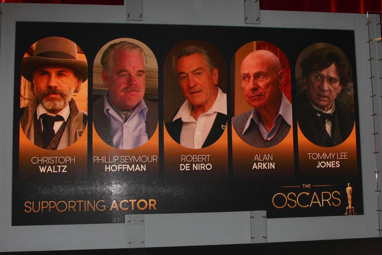 los angeles, 10 gennaio - nomination agli attori di supporto agli annunci di nomination all'Academy Award 2013 al teatro samuel goldwyn il 10 gennaio 2013 a beverly hills, ca foto