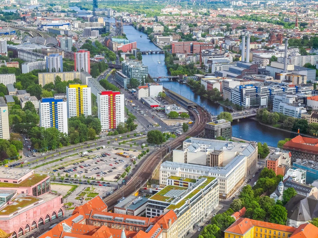 hdr berlino vista aerea foto