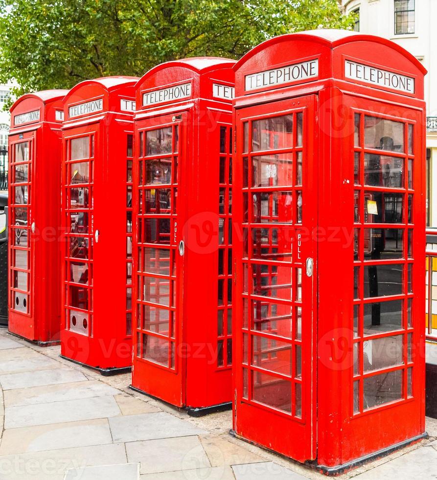 cabina telefonica hdr londra foto