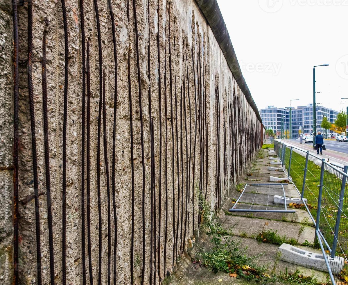 hdr rovine del muro di berlino foto