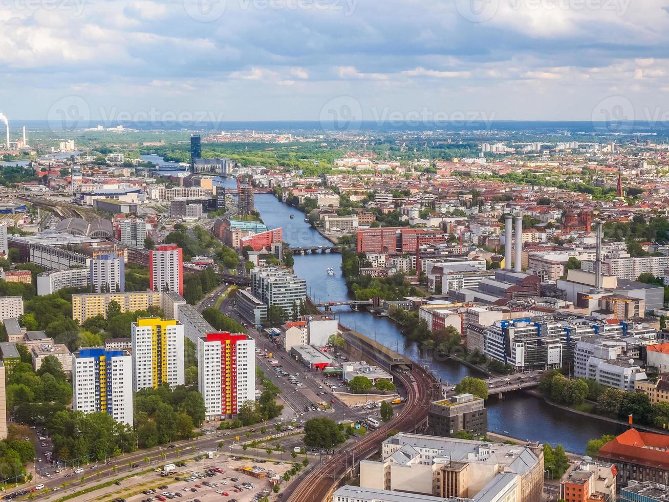 hdr berlino vista aerea foto