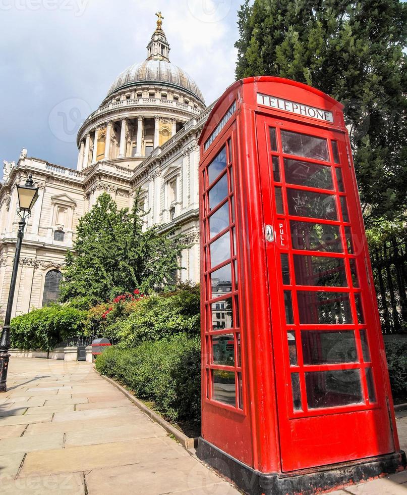 cabina telefonica hdr londra foto