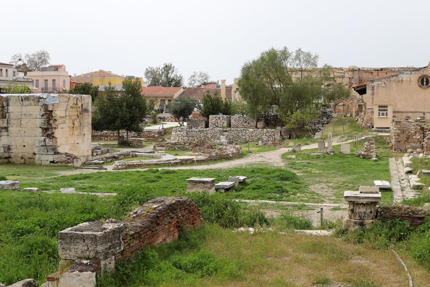 3 aprile 2022. Atene è la capitale della Grecia moderna e il centro dell'antica civiltà greca. foto