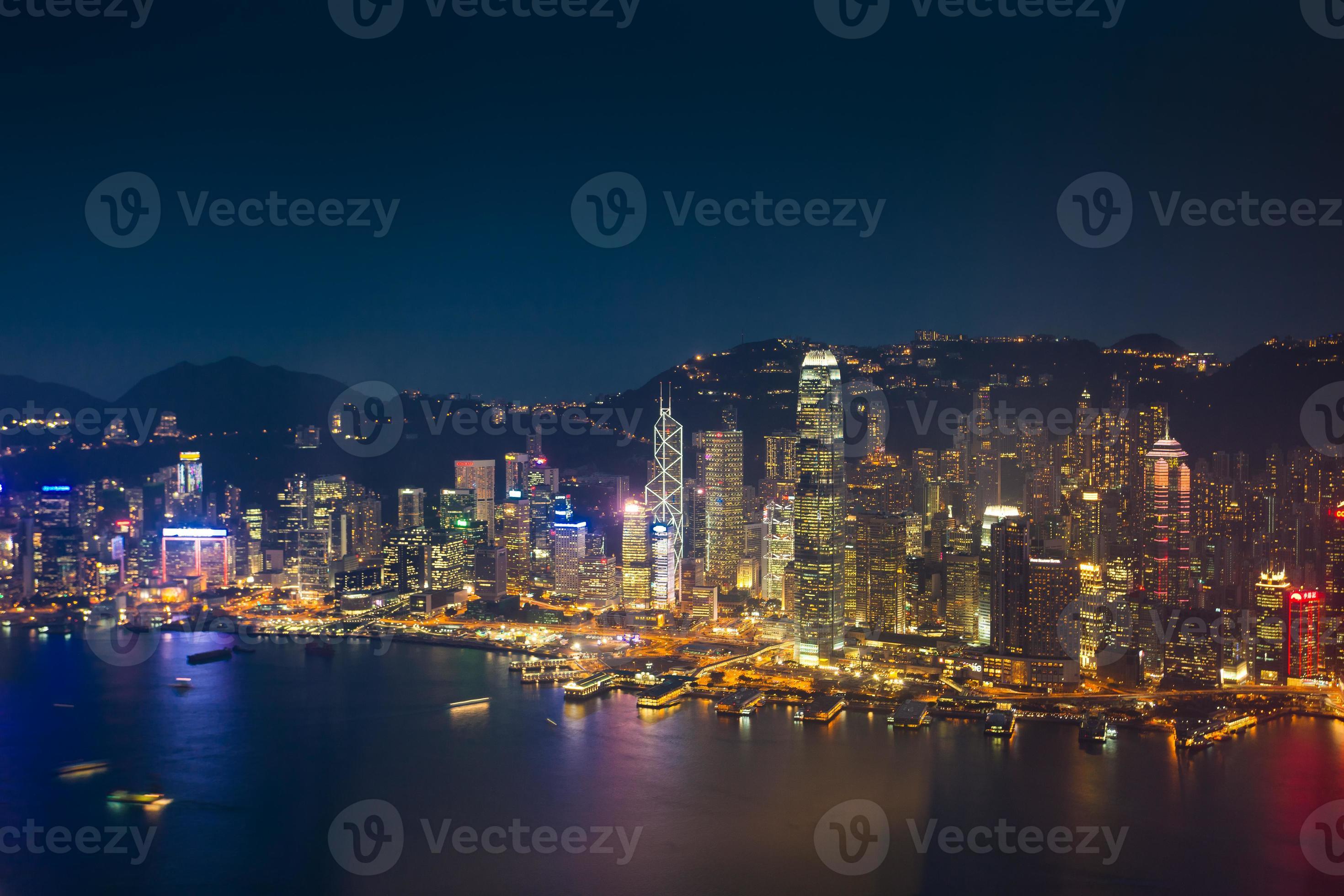 orizzonte di Hong Kong. Cina. foto